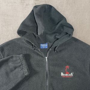 Vtg University Of Cincinnati Bearcats Hoodie Men’s XXL Full Zip Fleece USA Y2K